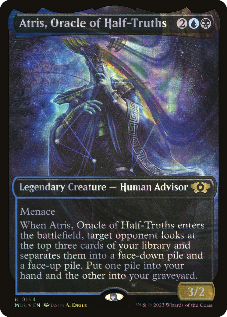 Atris, Oracle of Half-Truths (Halo Foil) [Multiverse Legends] - Trinity Hobby
