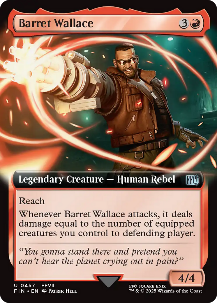 Barret Wallace  (FIN-457) - [FINAL FANTASY]: (Extended Art) - Trinity Hobby