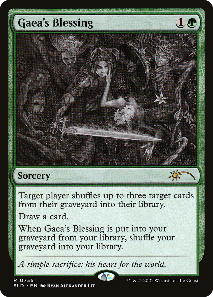 Gaea's Blessing (Sketch Showcase) [Secret Lair Drop Series] - Trinity Hobby