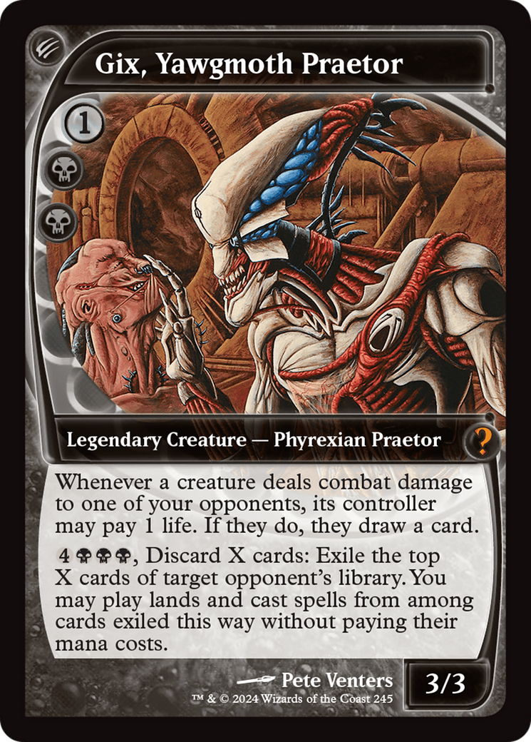 Gix, Yawgmoth Praetor (Future Sight) [Mystery Booster 2] - Trinity Hobby
