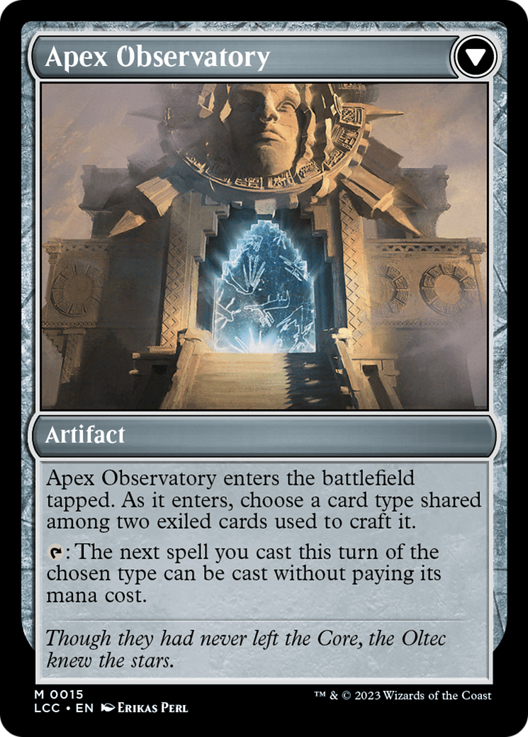 Eye of Ojer Taq // Apex Observatory [The Lost Caverns of Ixalan Commander] - Trinity Hobby