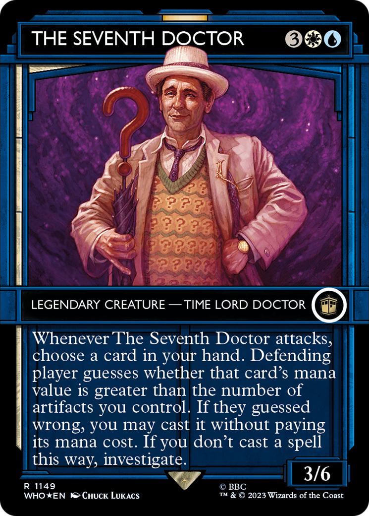 The Seventh Doctor (Showcase) (Surge Foil) [Doctor Who] - Trinity Hobby