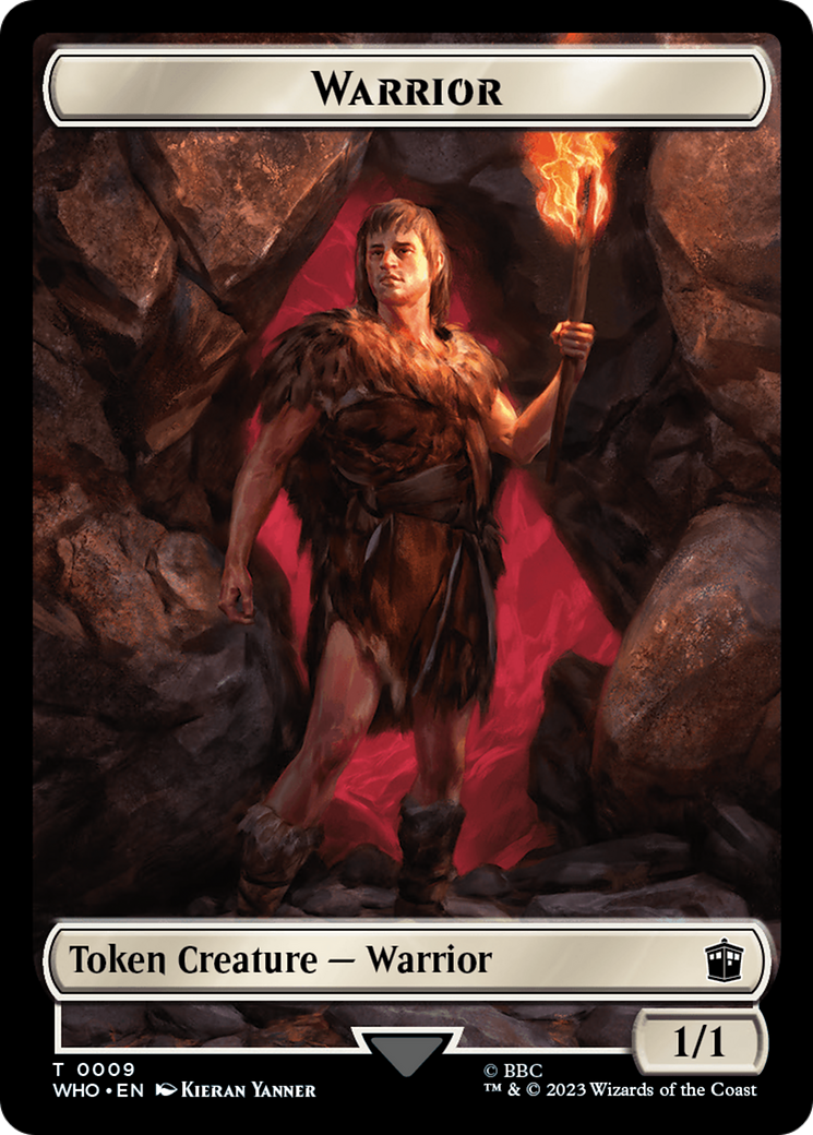 Warrior // Treasure (0029) Double-Sided Token [Doctor Who Tokens] - Trinity Hobby