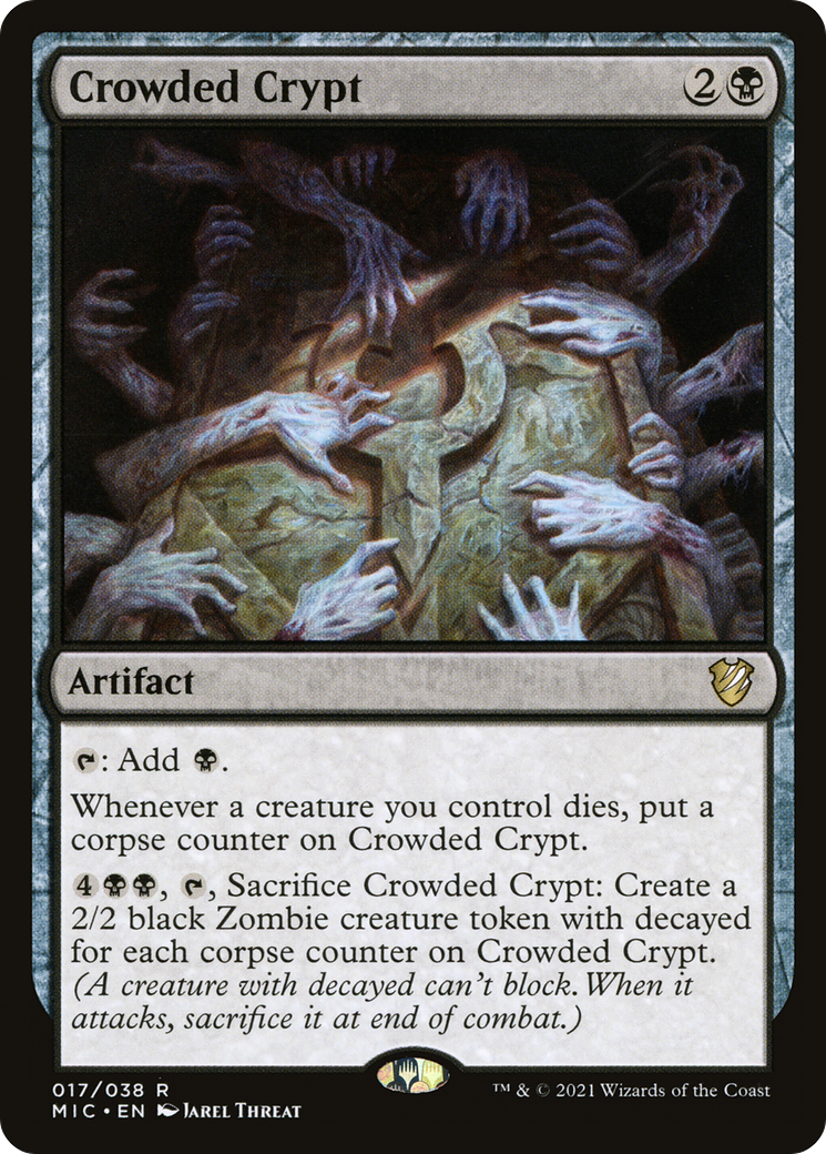 Crowded Crypt [Innistrad: Midnight Hunt Commander] - Trinity Hobby