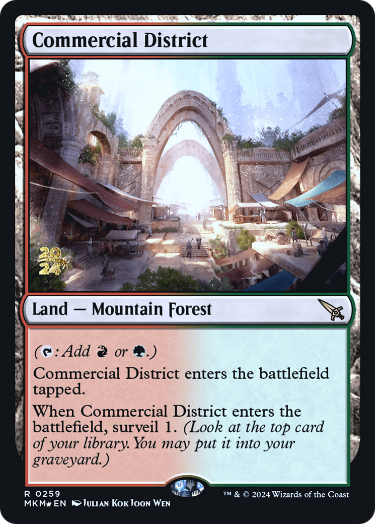 Commercial District [Murders at Karlov Manor Prerelease Promos] - Trinity Hobby