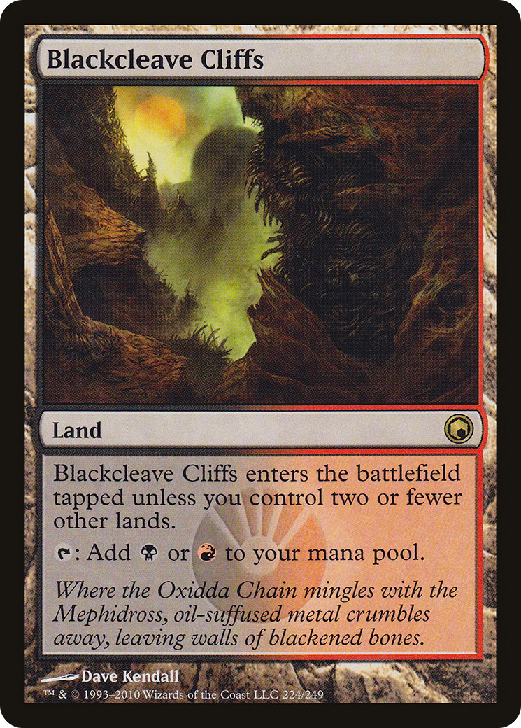 Blackcleave Cliffs [Scars of Mirrodin] - Trinity Hobby