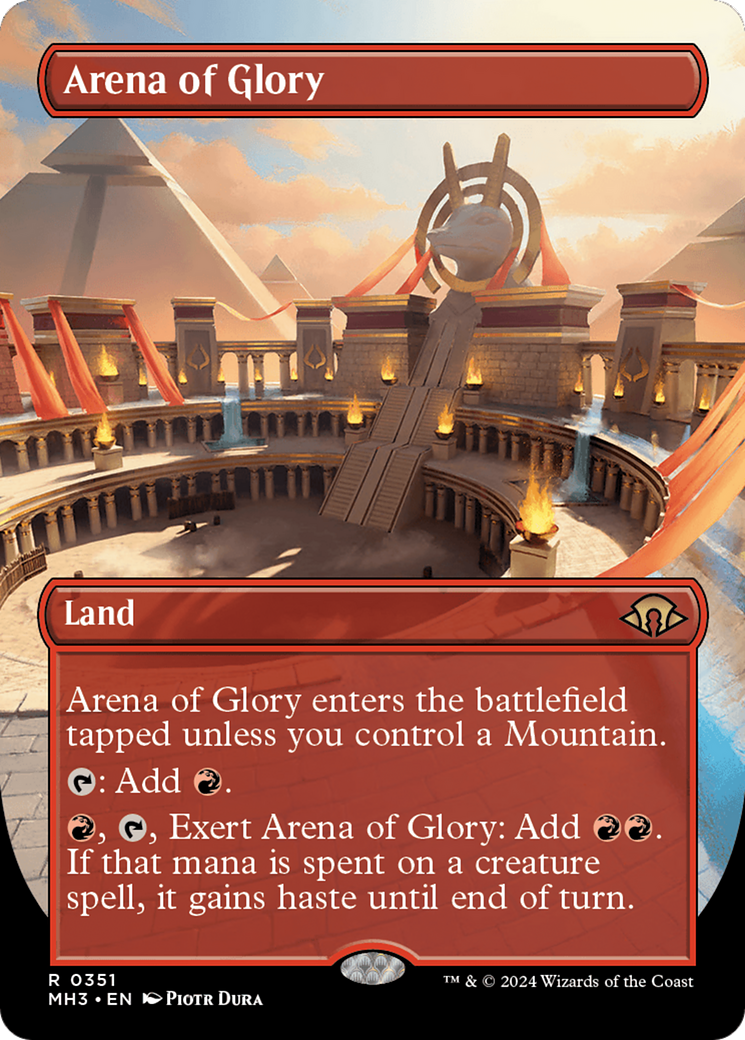 Arena of Glory (Borderless) [Modern Horizons 3] - Trinity Hobby