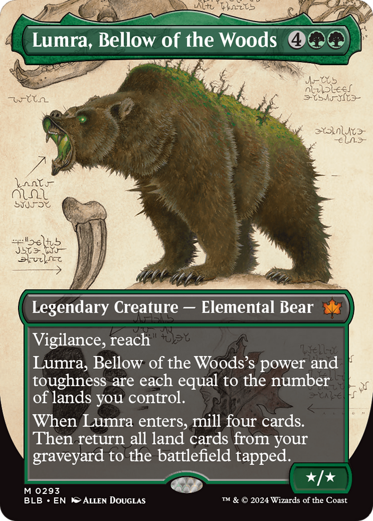 Lumra, Bellow of the Woods (Borderless) (0293) [Bloomburrow] - Trinity Hobby
