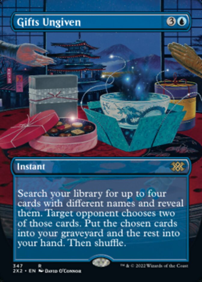 Gifts Ungiven (Borderless Alternate Art) [Double Masters 2022] - Trinity Hobby
