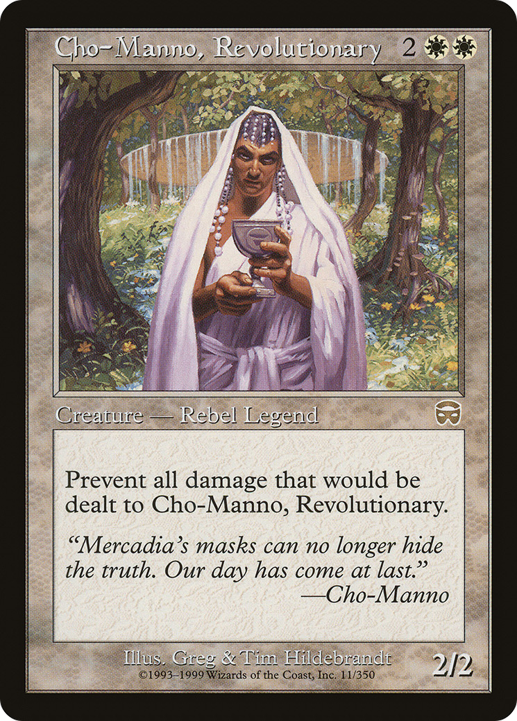 Cho-Manno, Revolutionary [Mercadian Masques] - Trinity Hobby