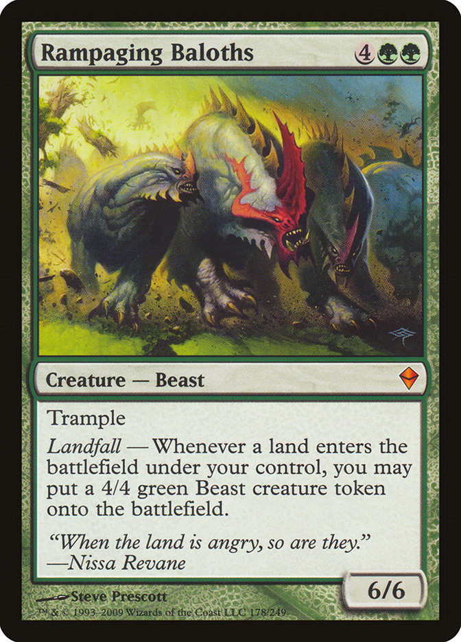 Rampaging Baloths (Oversized) [Oversize Cards] - Trinity Hobby