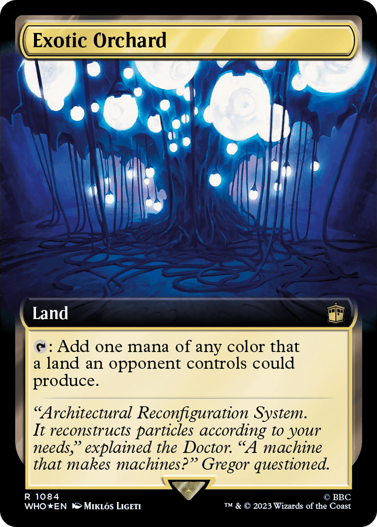 Exotic Orchard (Extended Art) (Surge Foil) [Doctor Who] - Trinity Hobby