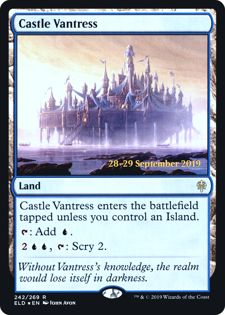 Castle Vantress [Throne of Eldraine Prerelease Promos] - Trinity Hobby