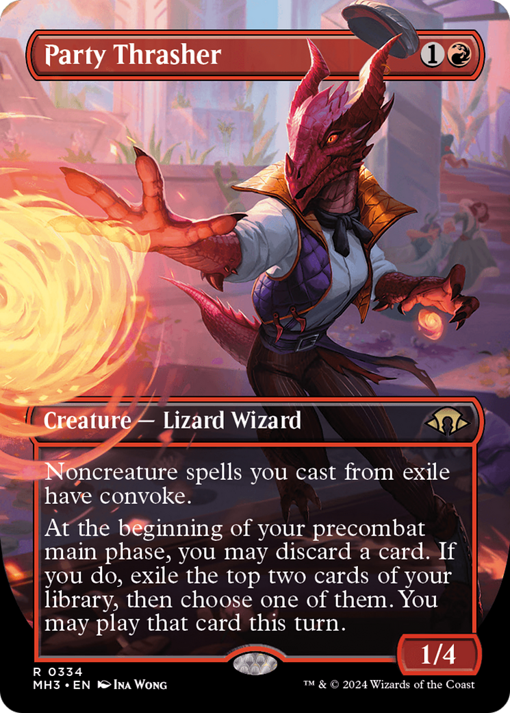 Party Thrasher (Borderless) [Modern Horizons 3] - Trinity Hobby
