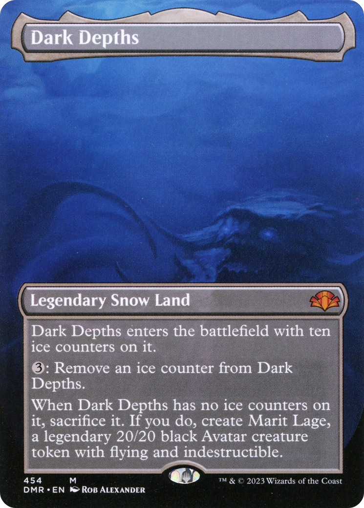 Dark Depths (Borderless Alternate Art) [Dominaria Remastered] - Trinity Hobby