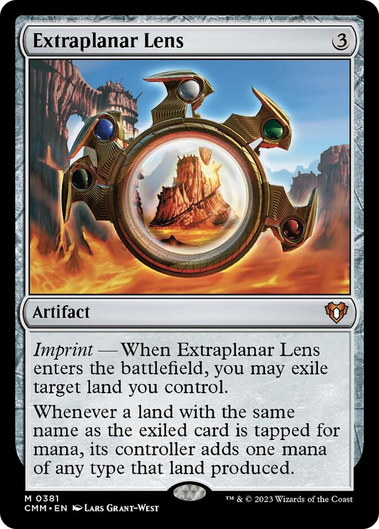 Extraplanar Lens [Commander Masters] - Trinity Hobby