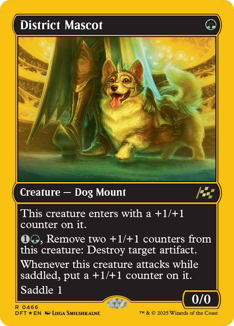 District Mascot (First-Place Foil) [Aetherdrift] - Trinity Hobby