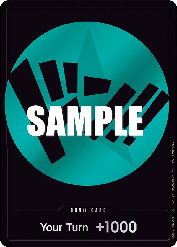 DON!! Card (Teal) - [One Piece Promotion Cards] Foil - Trinity Hobby