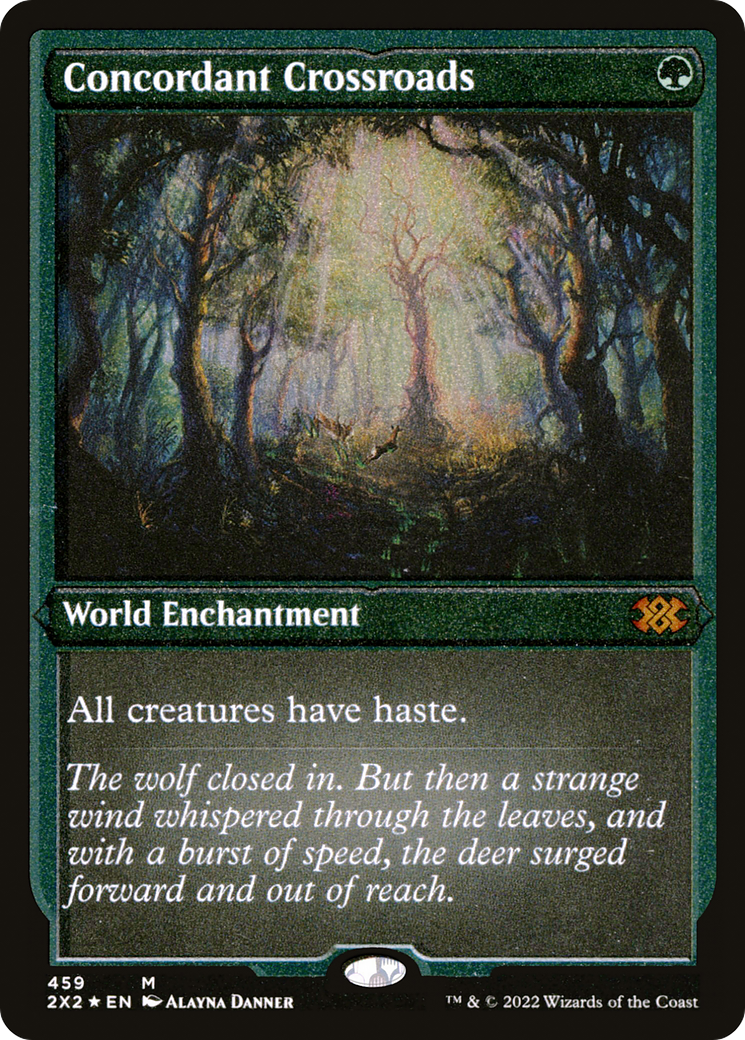 Concordant Crossroads (Foil Etched)  [Foil]  (2X2-459) - [Double Masters 2022] - Trinity Hobby