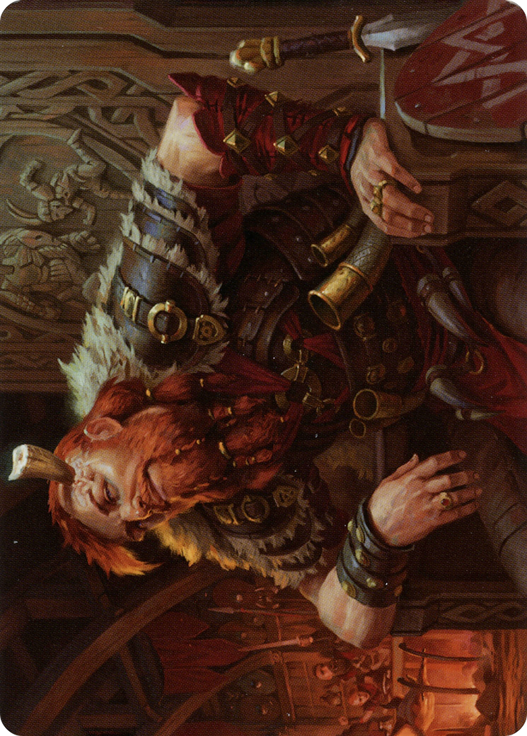 Arni Brokenbrow // Arni Brokenbrow  [Foil]  (ASKHM-030) - [Art Series: Kaldheim] (Borderless) - Trinity Hobby