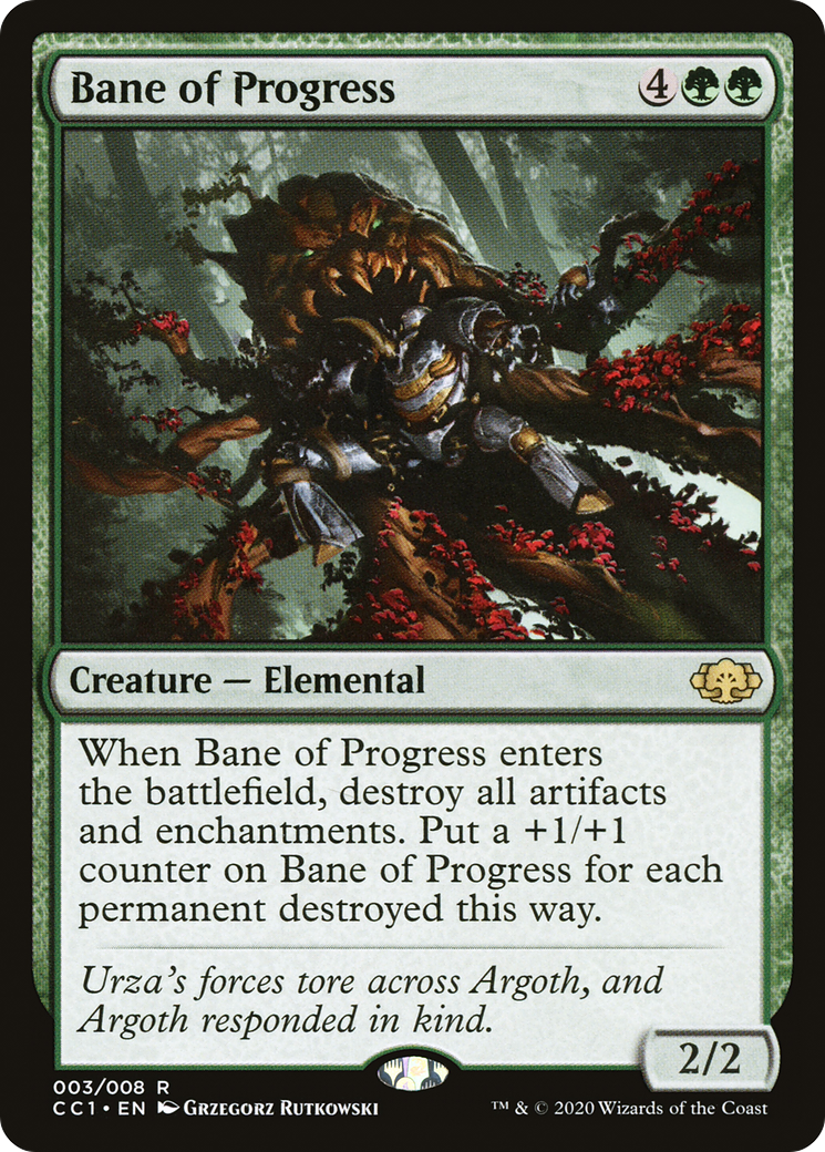Bane of Progress [Commander Collection: Green] - Trinity Hobby