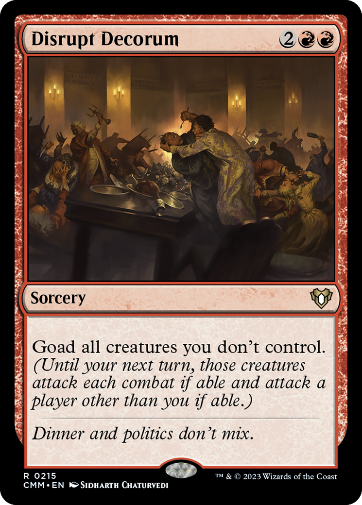 Disrupt Decorum [Commander Masters] - Trinity Hobby