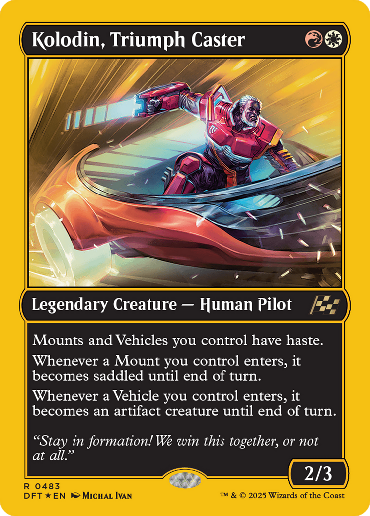 Kolodin, Triumph Caster (First-Place Foil) [Aetherdrift] - Trinity Hobby