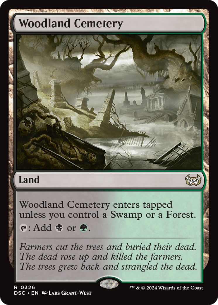 Woodland Cemetery [Duskmourn: House of Horror Commander] - Trinity Hobby