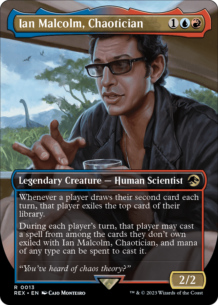 Ian Malcolm, Chaotician (Borderless) [Jurassic World Collection] - Trinity Hobby