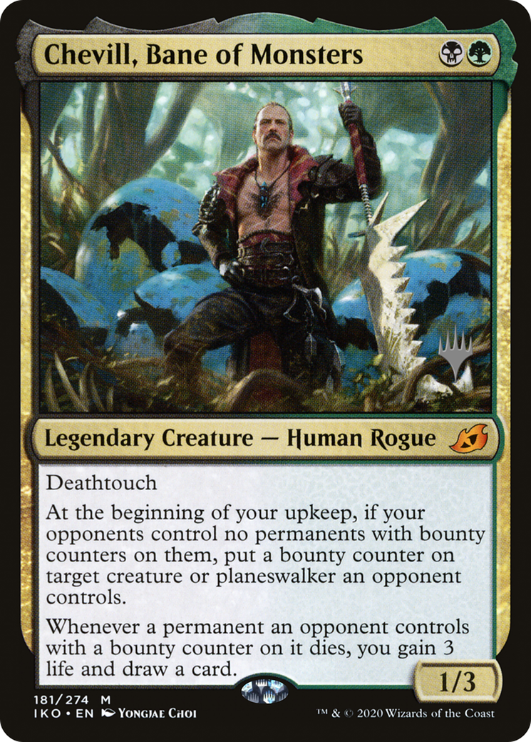 Chevill, Bane of Monsters (Promo Pack) [Ikoria: Lair of Behemoths Promos] - Trinity Hobby
