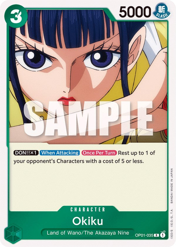 Okiku (OP01-035) - [Romance Dawn] Foil - Trinity Hobby