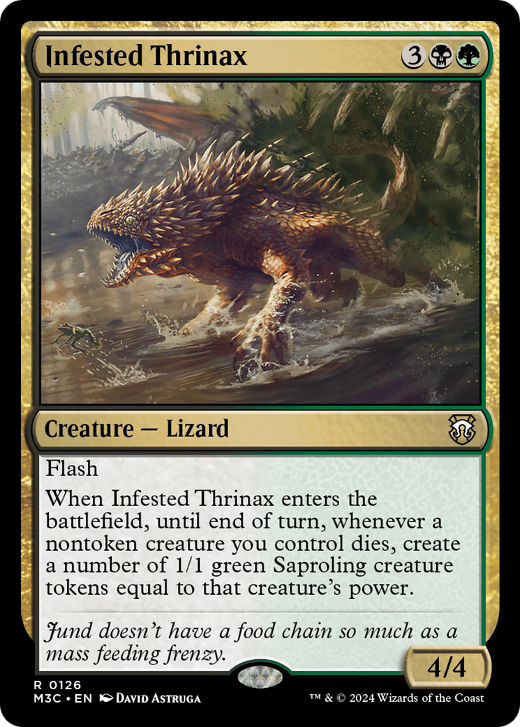 Infested Thrinax [Modern Horizons 3 Commander] - Trinity Hobby