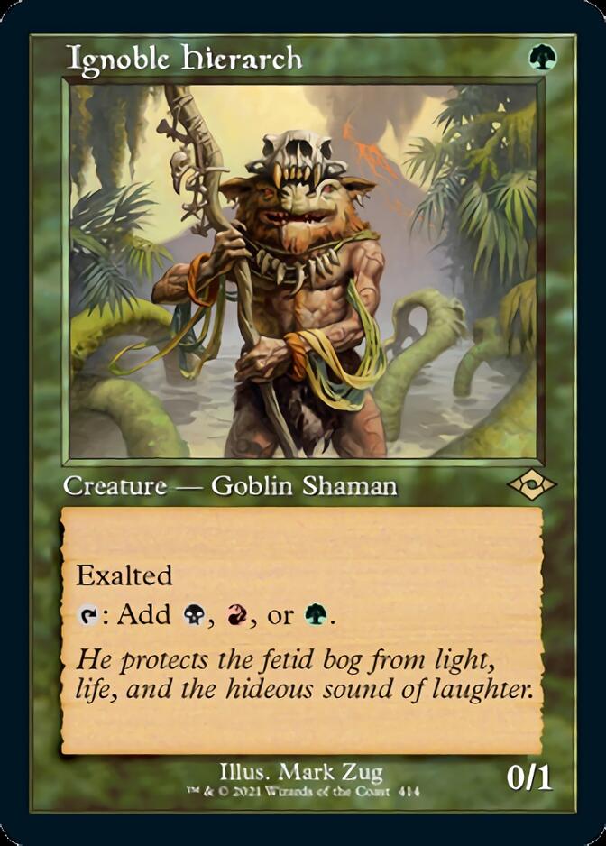 Ignoble Hierarch (Retro Foil Etched) [Modern Horizons 2] - Trinity Hobby