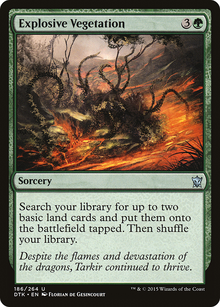 Végétation explosive [Dragons de Tarkir] 