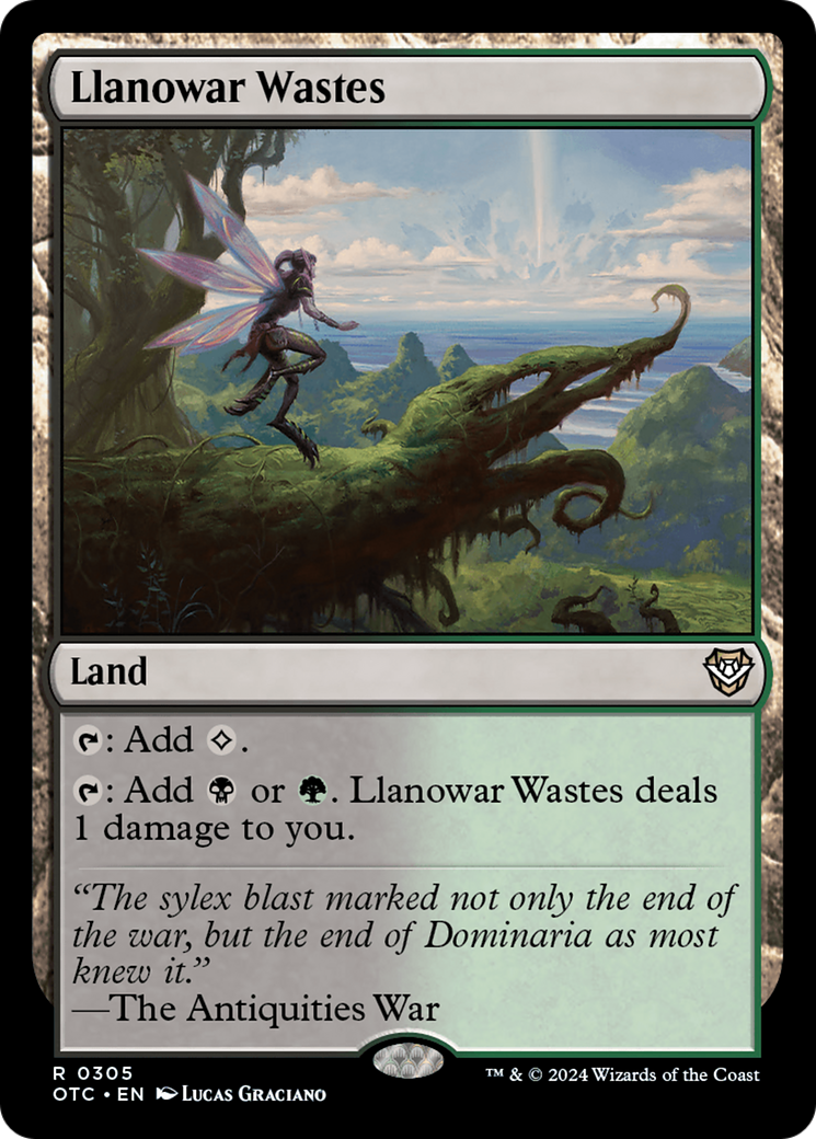 Llanowar Wastes [Outlaws of Thunder Junction Commander] - Trinity Hobby