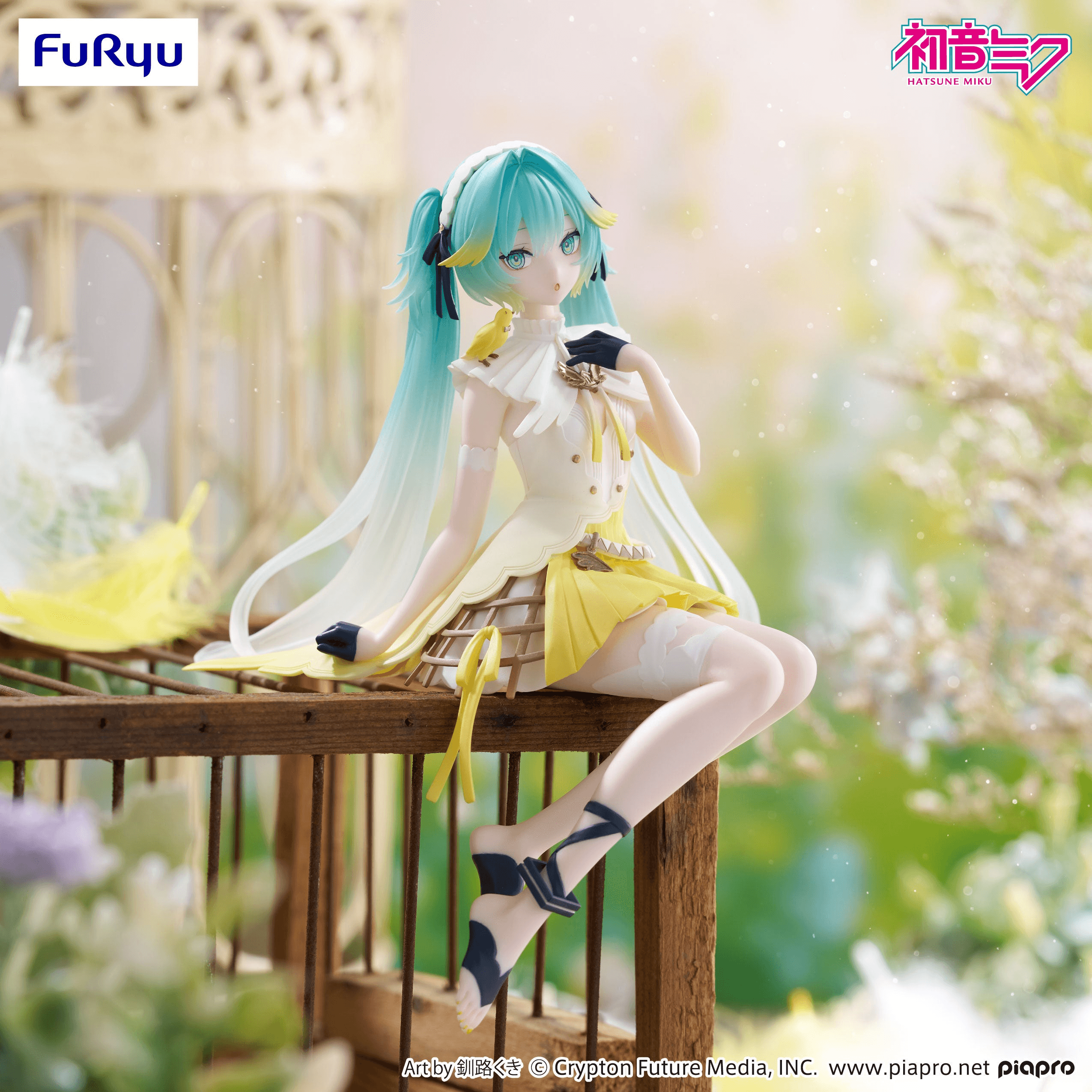 Furyu Hatsune Miku Noodle Stopper Figure -Canary Bird-