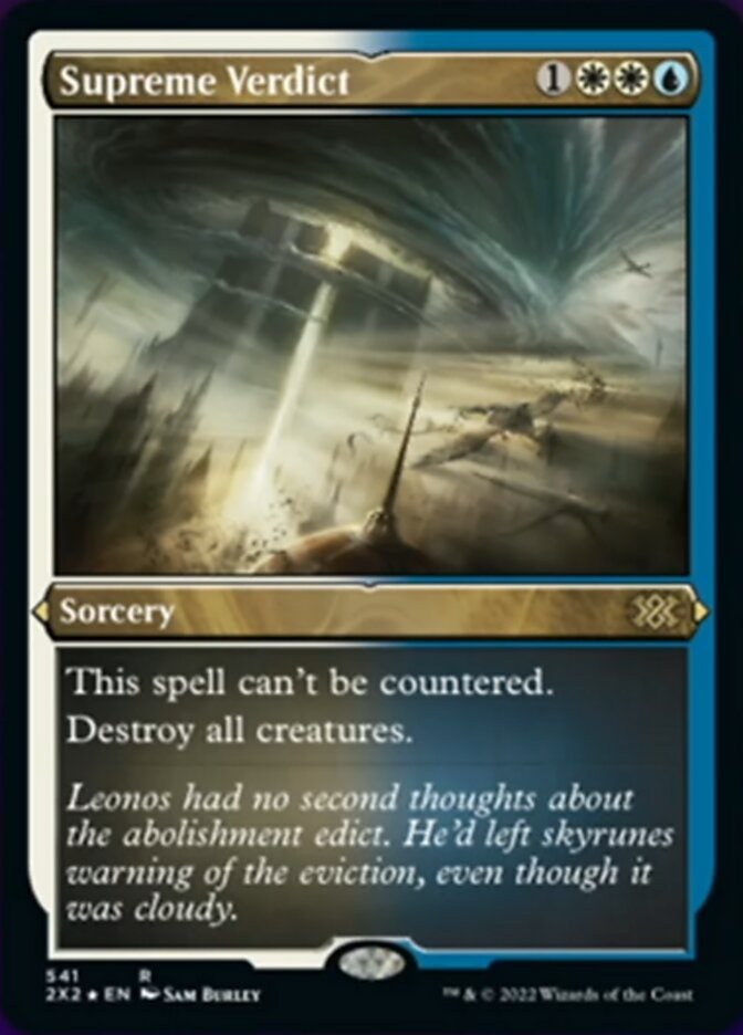 Supreme Verdict (Foil Etched) [Double Masters 2022] - Trinity Hobby