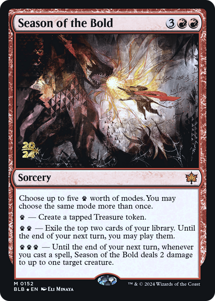 Season of the Bold [Bloomburrow Prerelease Promos] - Trinity Hobby