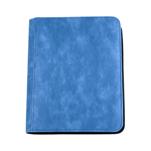4-POCKET TOPLOADER BINDER - 3X4'' SLOTS (112 TOPLOADER CARD SLOTS) - Blue - Trinity Hobby