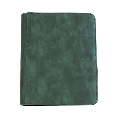 4-POCKET TOPLOADER BINDER - 3X4'' SLOTS (112 TOPLOADER CARD SLOTS) - Green - Trinity Hobby