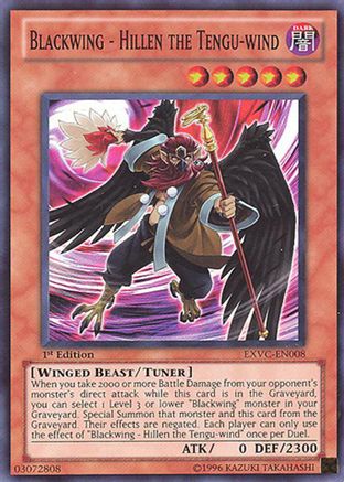 Blackwing - Hillen the Tengu-wind [EXVC-EN008] Super Rare - Trinity Hobby