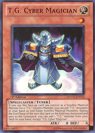 T.G. Cyber Magician [EXVC-EN016] Super Rare - Trinity Hobby