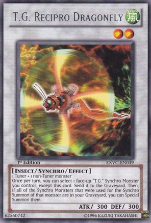 T.G. Recipro Dragonfly [EXVC-EN039] Rare - Trinity Hobby