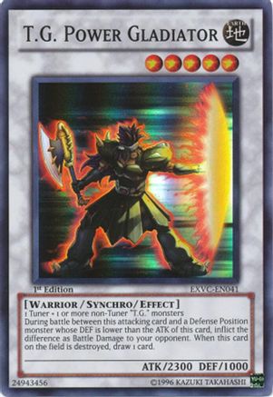 T.G. Power Gladiator [EXVC-EN041] Super Rare - Trinity Hobby
