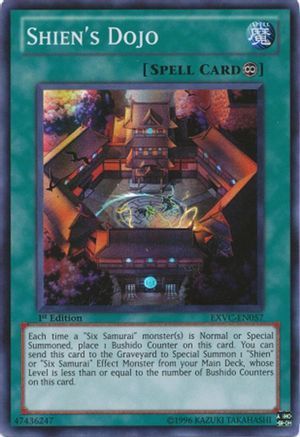 Shien's Dojo [EXVC-EN057] Super Rare - Trinity Hobby