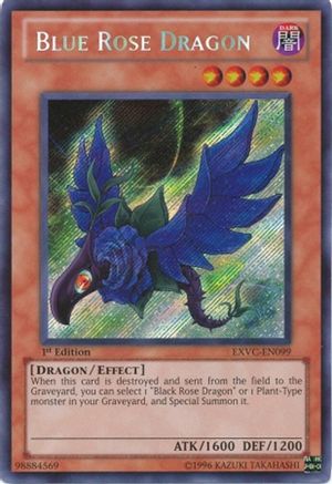 Blue Rose Dragon [EXVC-EN099] Secret Rare - Trinity Hobby