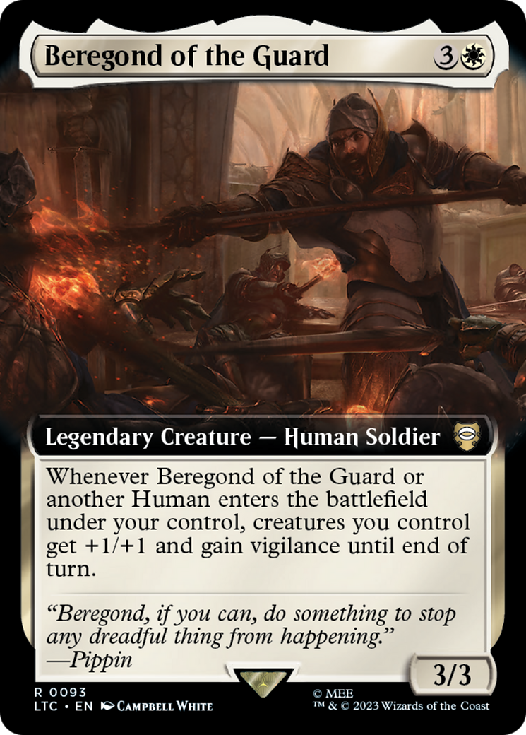 Beregond of the Guard (Extended Art) [The Lord of the Rings: Tales of Middle-Earth Commander] - Trinity Hobby