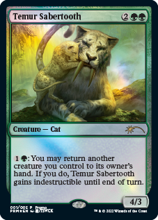 Temur Sabertooth [Year of the Tiger 2022] - Trinity Hobby