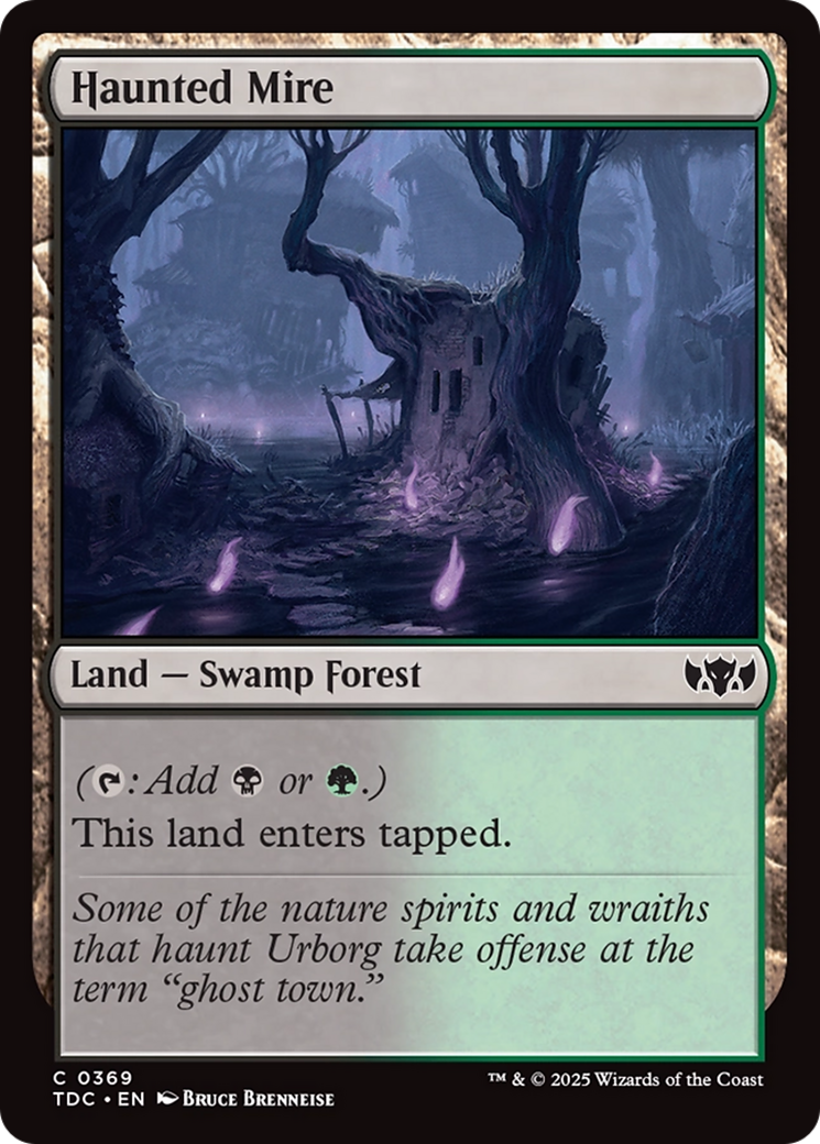 Haunted Mire (TDC-369) - [Commander: Tarkir: Dragonstorm]