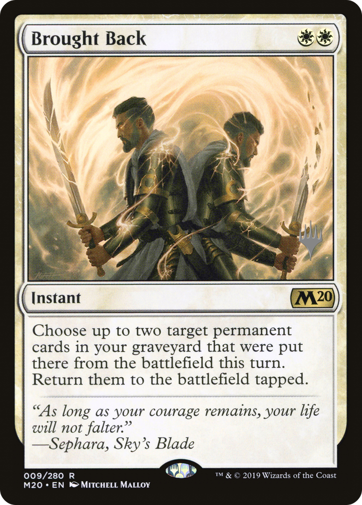 Brought Back (Promo Pack) [Core Set 2020 Promos] - Trinity Hobby